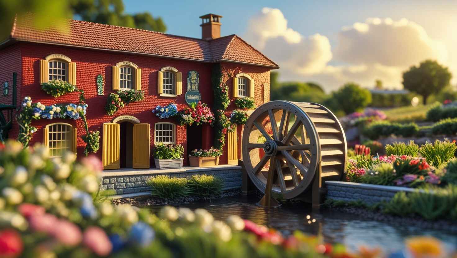 O Gauge Majestic Flower Mill